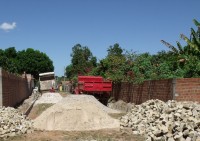calçamento no Bairro Rural