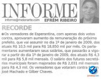 Coluna Informe do Jornal Meio Norte