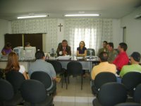 Reunião que reuniu autoridades sobre as eleições 2008