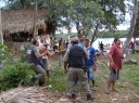 Policiais atuando na cachoeira