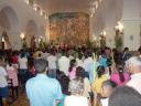 Missa de Domingo de Ramos na igreja matriz