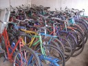 Bicicletas apreendidas na Delegacia