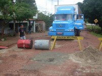 Caminhão da Transportadora Ramos