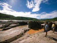 Estrago feito pelo rompimento da Barragem