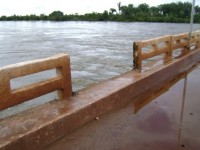 Ponte do Rio Longá quebrada