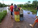 Produtos sendo transportados