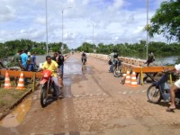 Ponte do Rio Longá liberada