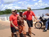 Major, Emidio e o homem preso