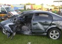 Honda Civic destruido