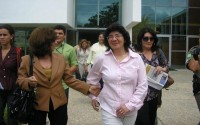 Lucile Moura e assessores