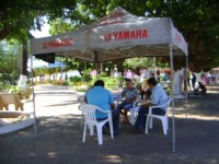 Barracas na Praça