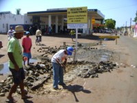 Reforma calçamento