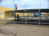 montagem de palco