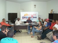 Reunião prefeito e motorista