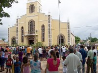 Igreja Matriz no Domingo de Ramos