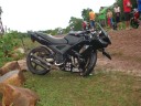 Moto do acidente