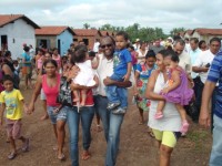 Chico Antônio e familias de alagados