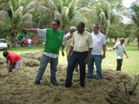 Autoridades na silagem