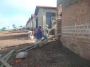 Construção das casas