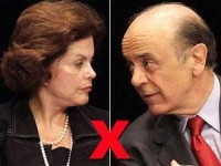 Dilma e Serra