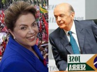 Dilma e Serra