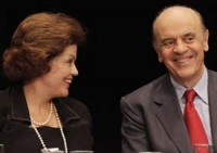 Dilma e Serra