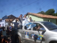 Firmino em carreata