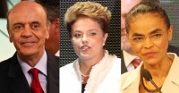 Serra, Dilma e Marina