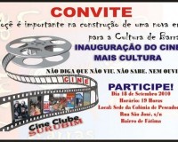 Cartaz Cine Mais Cultura