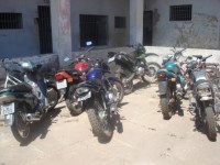 Motos apreendidas