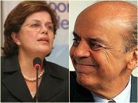 Dilma e Serra