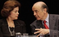 Dilma e Serra