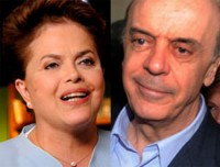Dilma e Serra