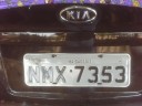 Placa carro roubado Santolia 