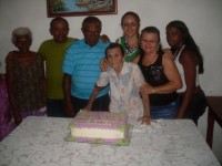 Dona Ozita e familiares