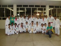 Alunos de karatê 