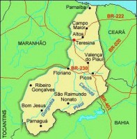 mapa Piaui