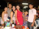 Chrystal e familiares