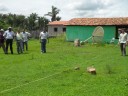 No canteiro de obras