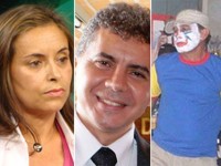 Dra. Liege, Paulo Martins e Palhaço Piteko