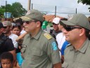 Coronel com o comandante