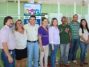 Prefeito com a equipe