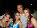 José Luiz, Brenda, Dalila e amiga