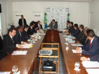 Reunião governador e prefeitos