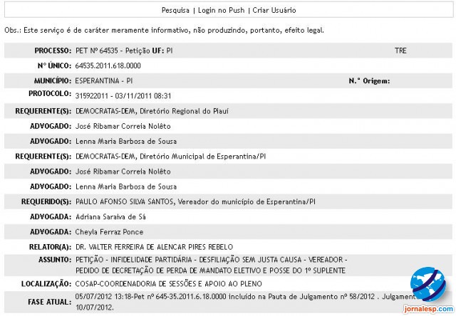 Cópia da Pauta