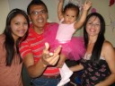 Chrystal, José Luiz, Maria Eduarda e Adriana