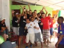 Atletas e torcedores do Cajuína