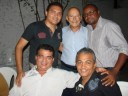 Prefeito com amigos