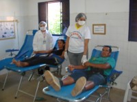 Pacientes doando Sangue