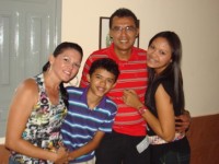 Adriana, Willyan, José Luiz e Chrystal